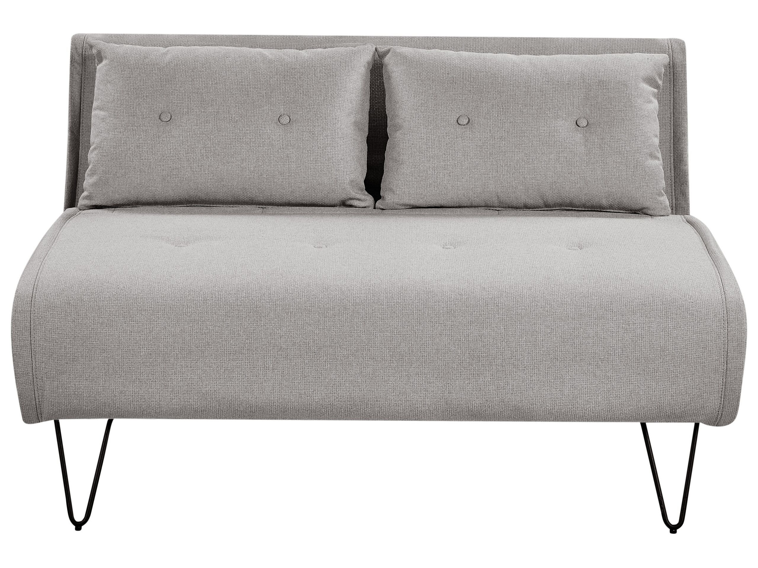 Sofa kanapa dwuosobowa jasnoszara