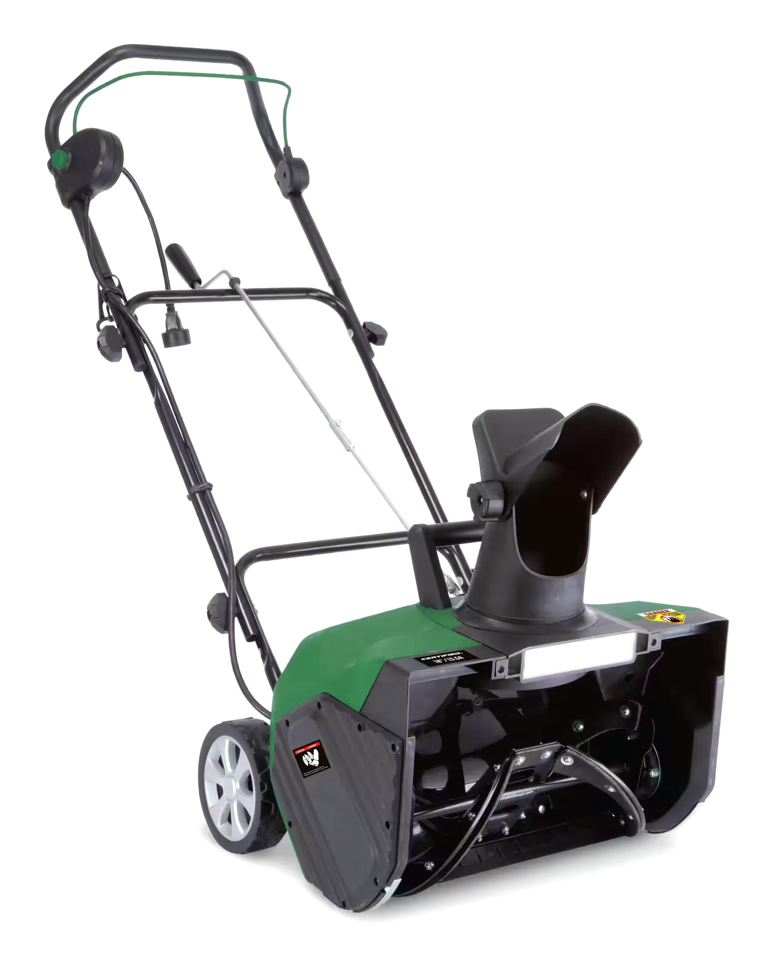 Certified 13.5-Amp Electric Corded Snowblower, 18-in