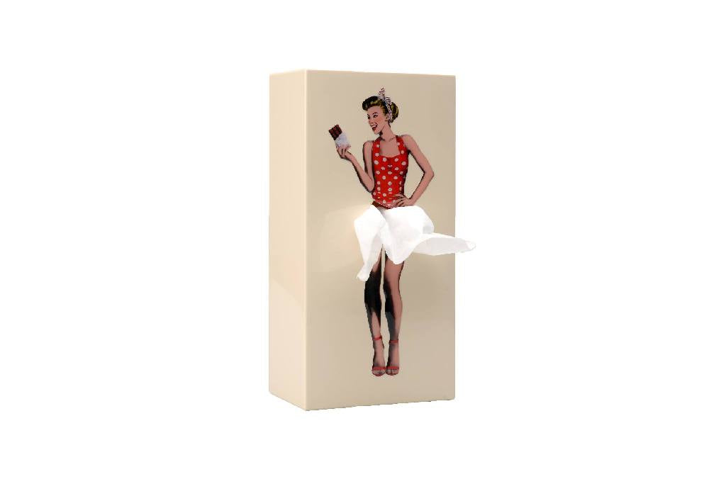 Spextrum Tissue Up Girl - tissuehouder - beige