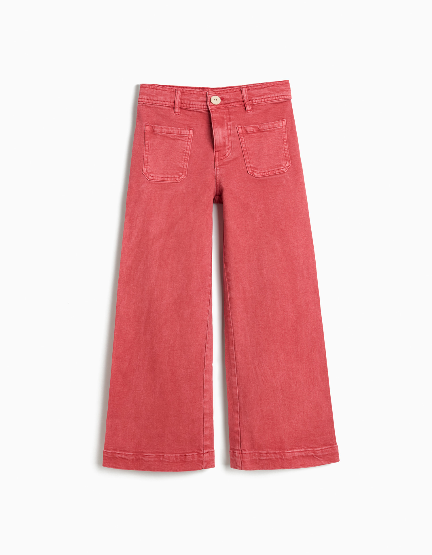 Calças de Ganga 'Marine', Menina, Vermelho