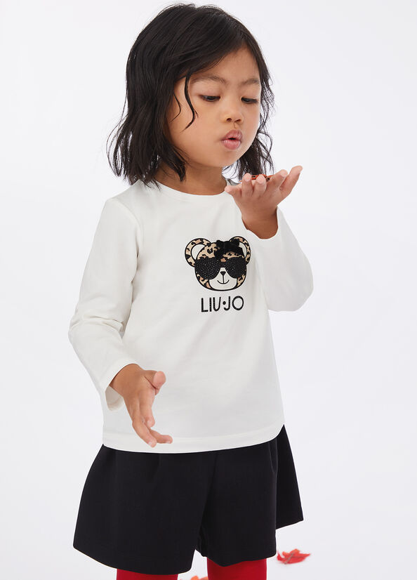 T-shirt in cotone con stampa
