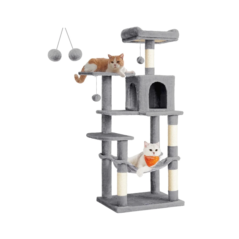 Arbre à chat avec hamac