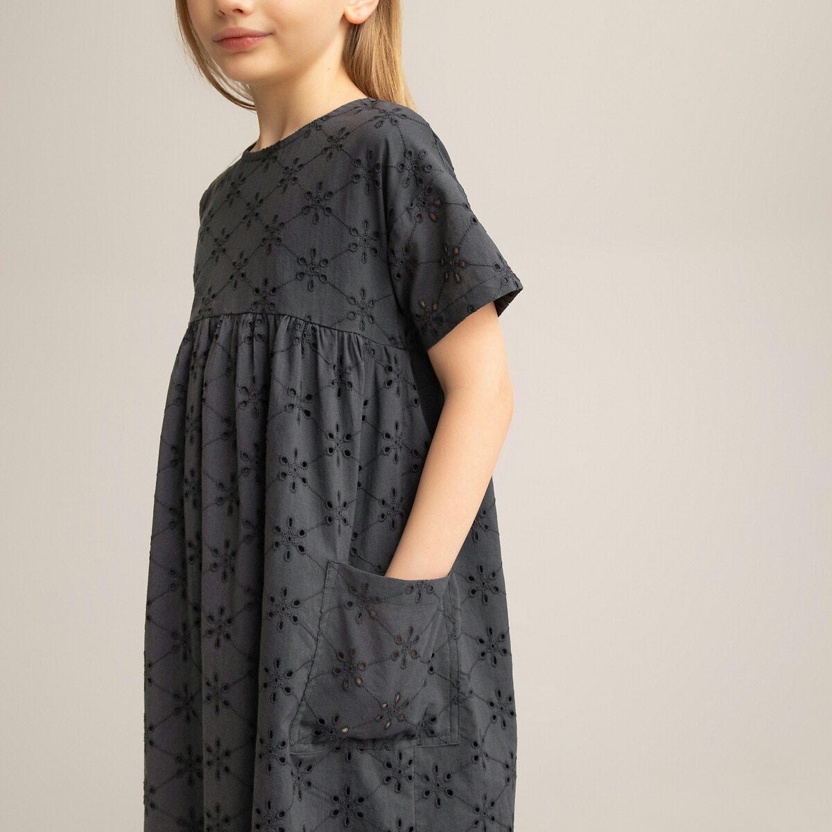 Robe en broderie anglaise coton bio