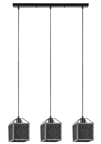 Lampa wisząca SAMILO czarna 3xE27x40W wym:120x65x14,5cm IP20 Rabalux