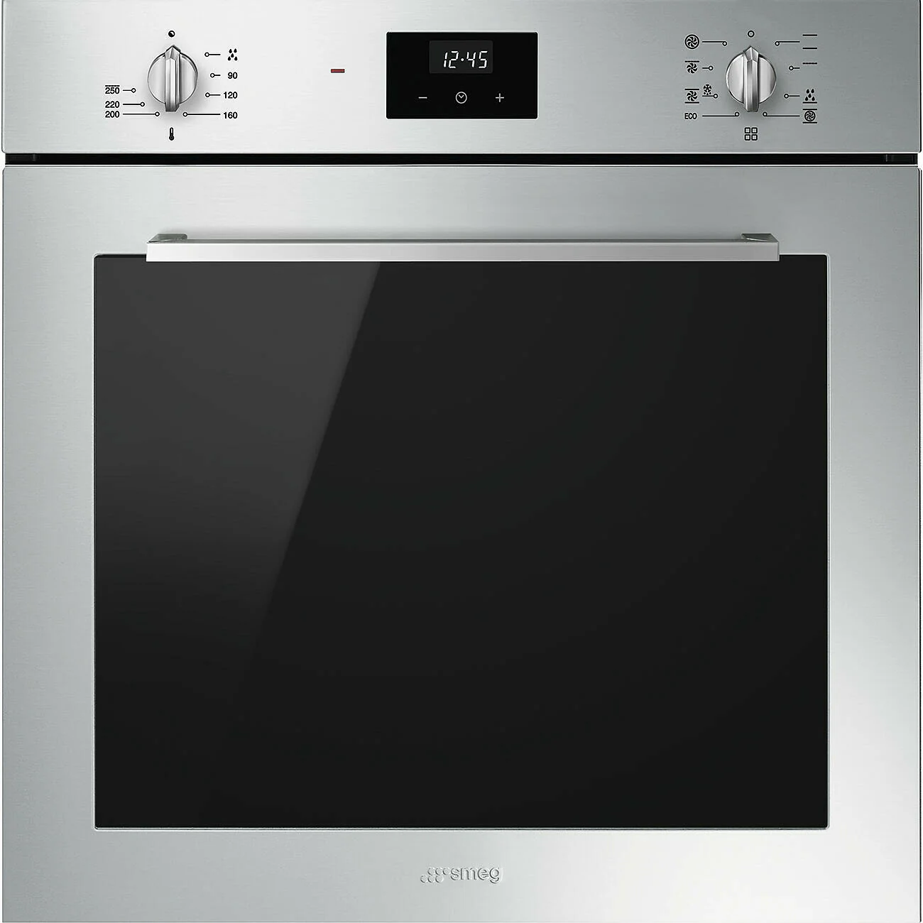 60cm Cucina Single Oven in Black