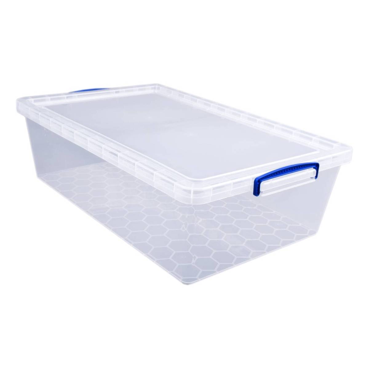 Really Useful Clear Underbed Plastic Storage Box 43 Litres