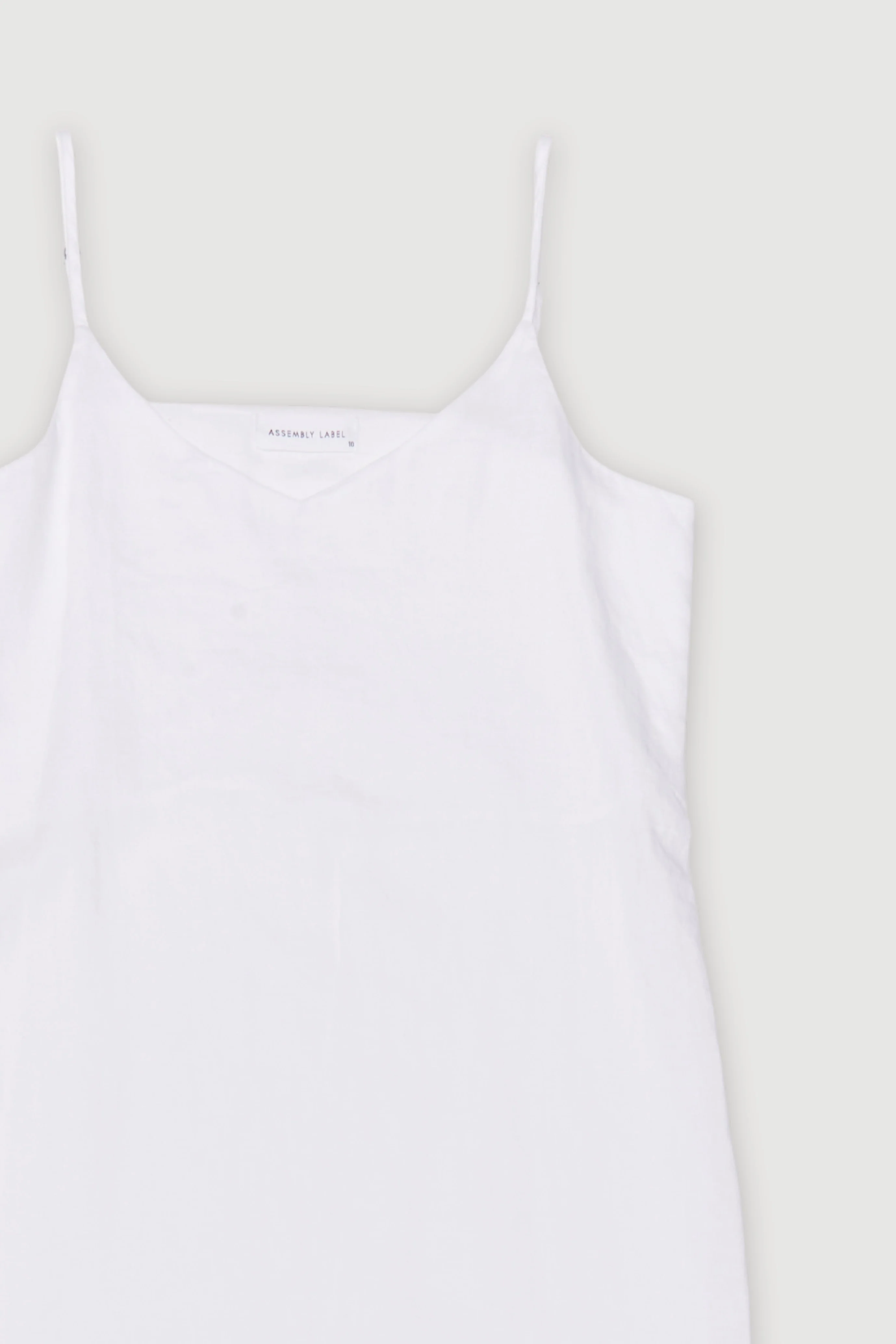 Re-Worn Womens Linen Slip Dress