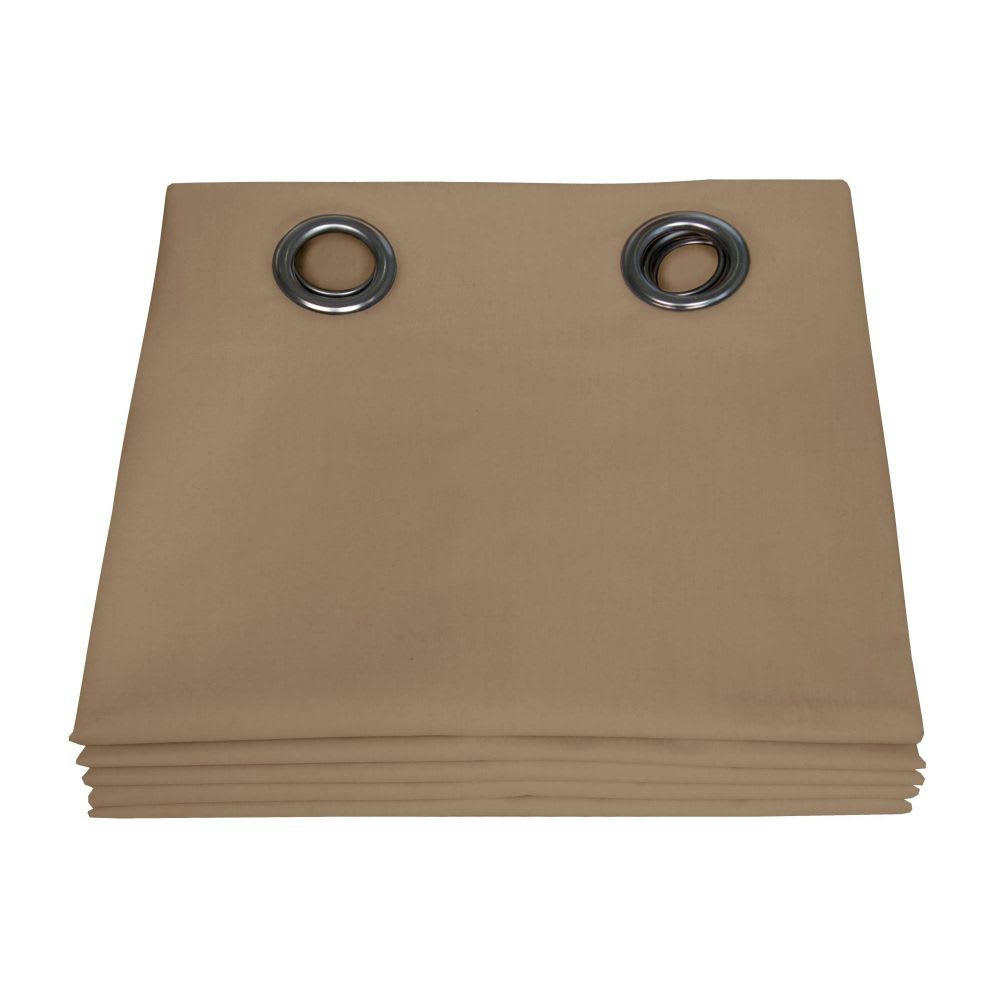 - Rideau occultant total beige 135 x 250