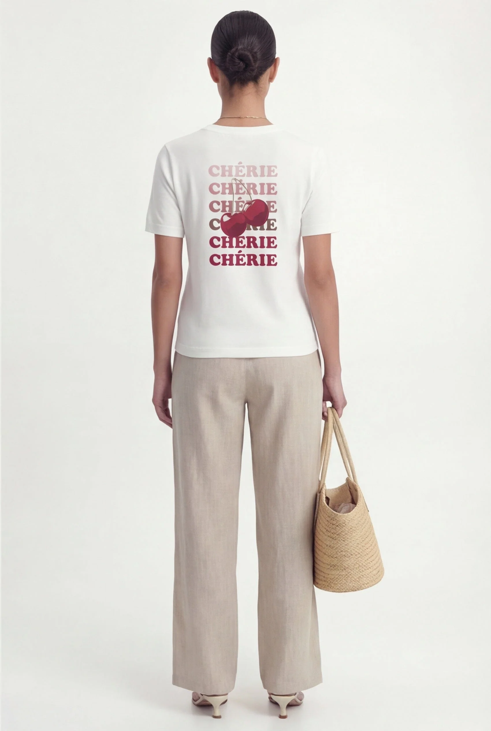 TEE-SHIRT - CHERIE - ECRU