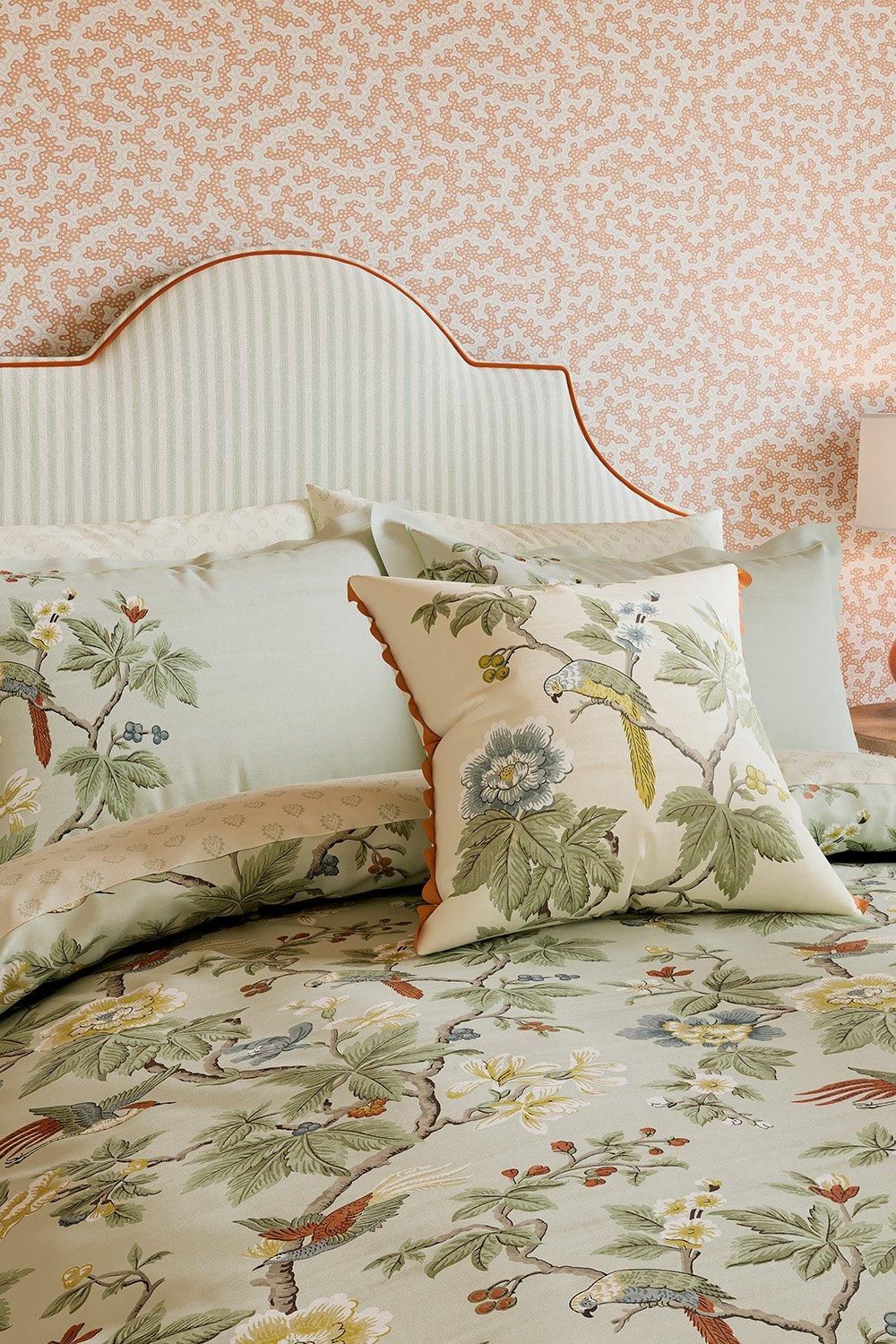 Sanderson Lophura' Cotton Percale Duvet Cover Set