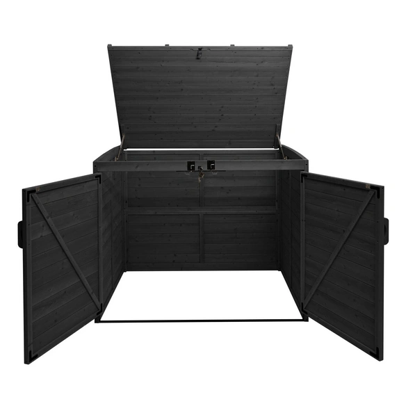 Mülltonnenverkleidung »MVG-H75b«, XL 2er/4er, BxHxT: 138 x 138 x 105 cm, erweiterbar