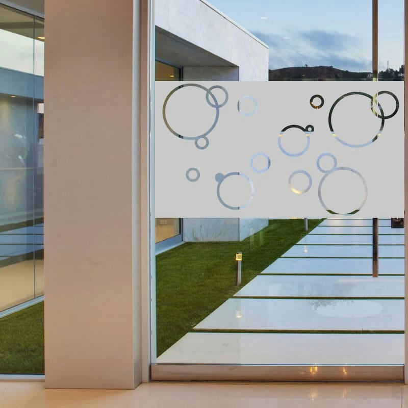 - Film Occultant bulles de savon pour Vitre/Douche 55x100cm