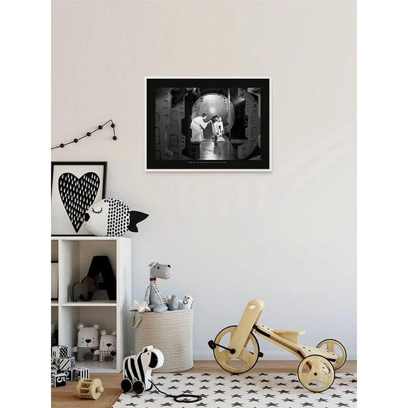 Wandbild, BxH: 50 x 40 cm, schwarz-weiß