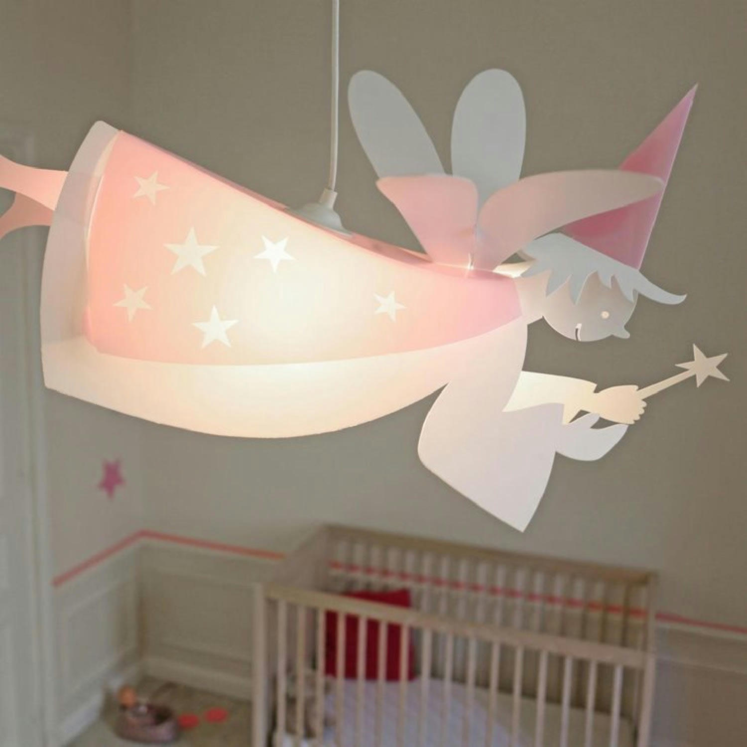 - Suspension enfants Fée Blanche 55cm