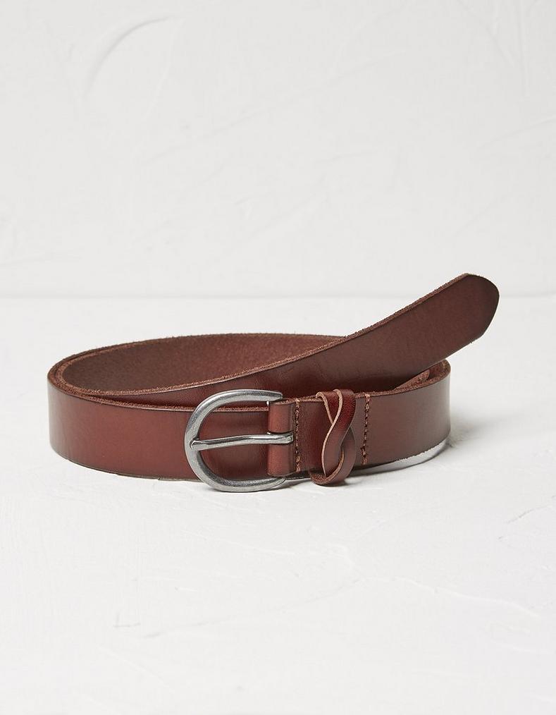 Plait Keeper Leather Belt