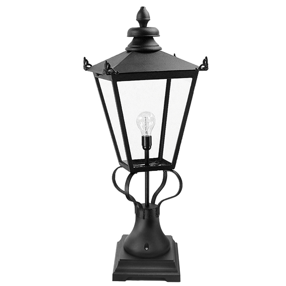 Lampa ogrodowa stojąca czarna Wilmslow wys:106 cm 1xE27x60W IP23 Elstead