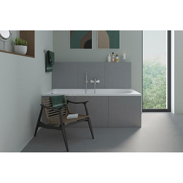 Mitigeur bain douche mécanique DURAVIT Wave chromé brillant