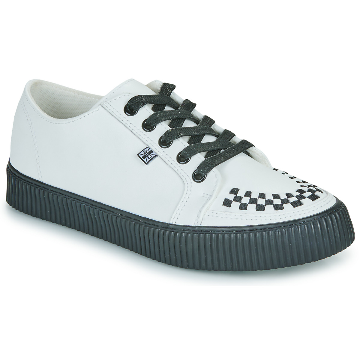 TUK - RIBBED SOLE SNEAKER - White / Black