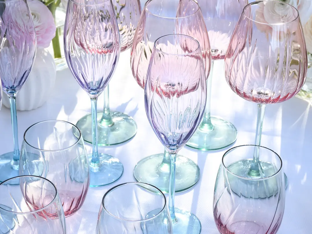 Sektglas 4er-Set Swirly Spring