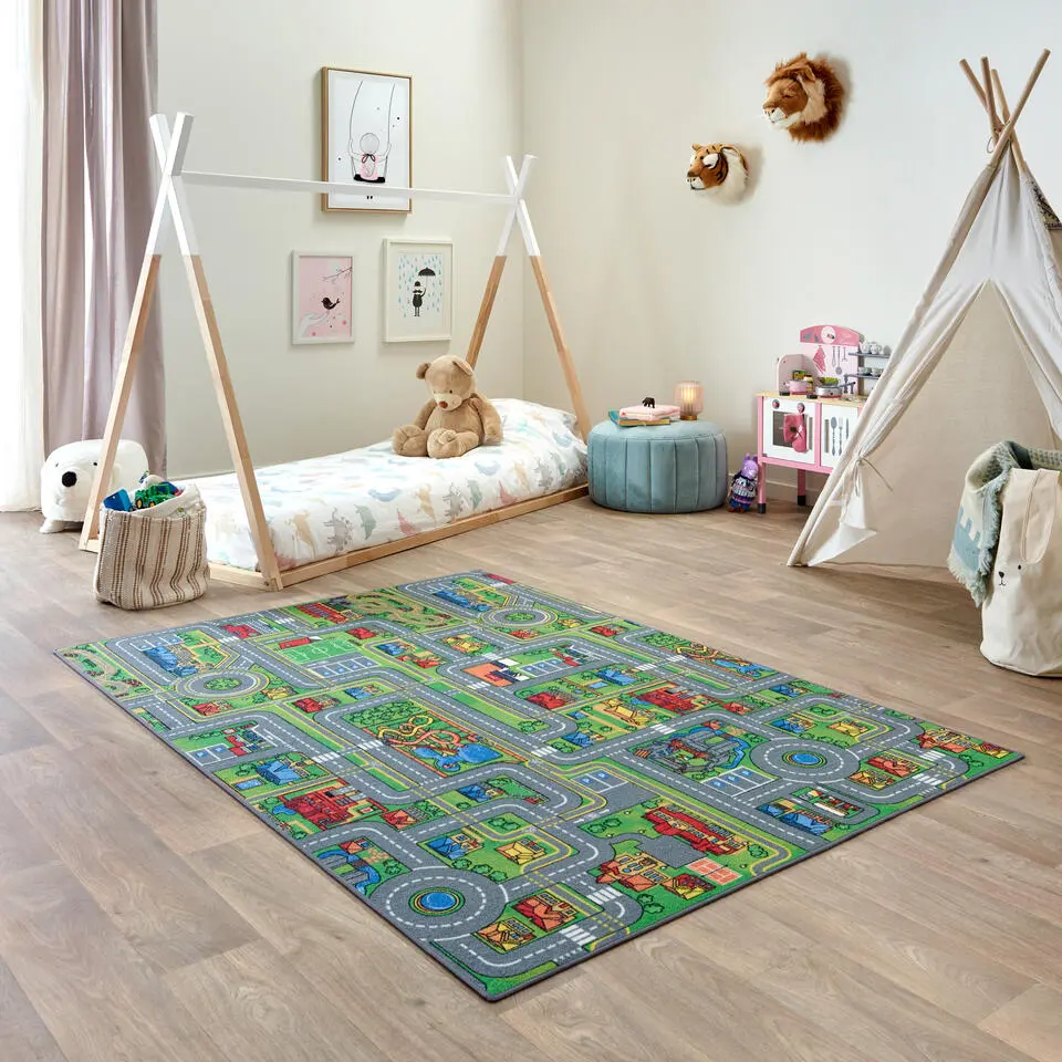 Carpet Studio Playcity Speelkleed - Meerkleurig - 140x200cm