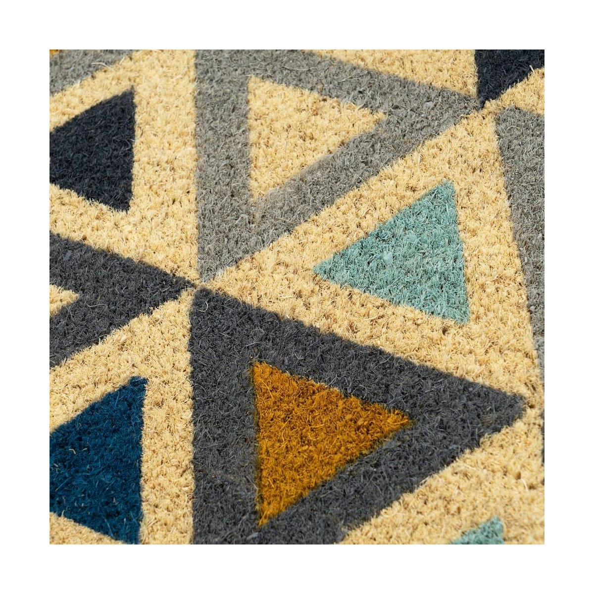 GEO - Paillasson coco multicolore 60x40x1,5cm