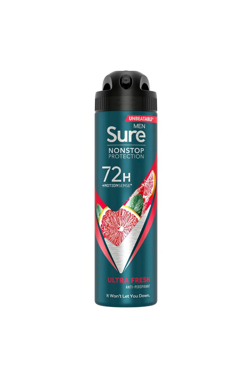 Sure Men Protection 72H 'Anti-Perspirant Deodorant' Ultra Fresh, 3x150ml
