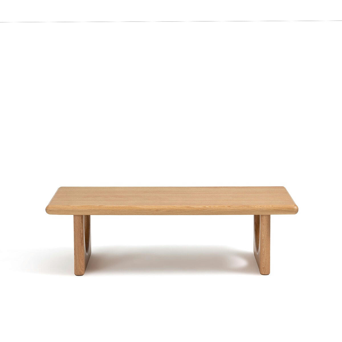 Table basse chêne massif et placage chêne, Douve