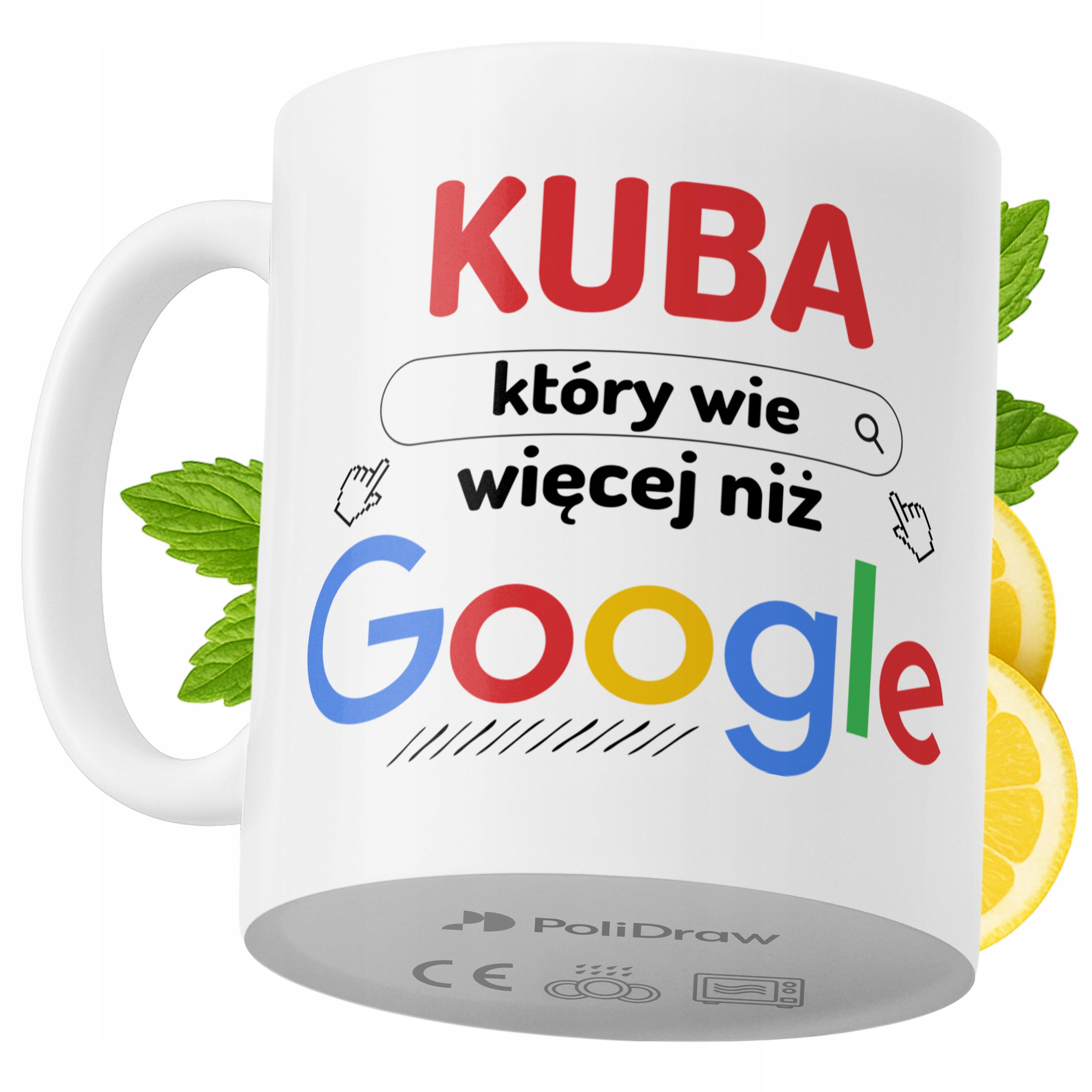Kubek Dla Kuby na Prezent z Nadrukiem ze Zdjęciem 330 ml PoliDraw