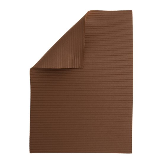 Brown Corrugated EVA Foam Sheet 22.5cm x 30cm