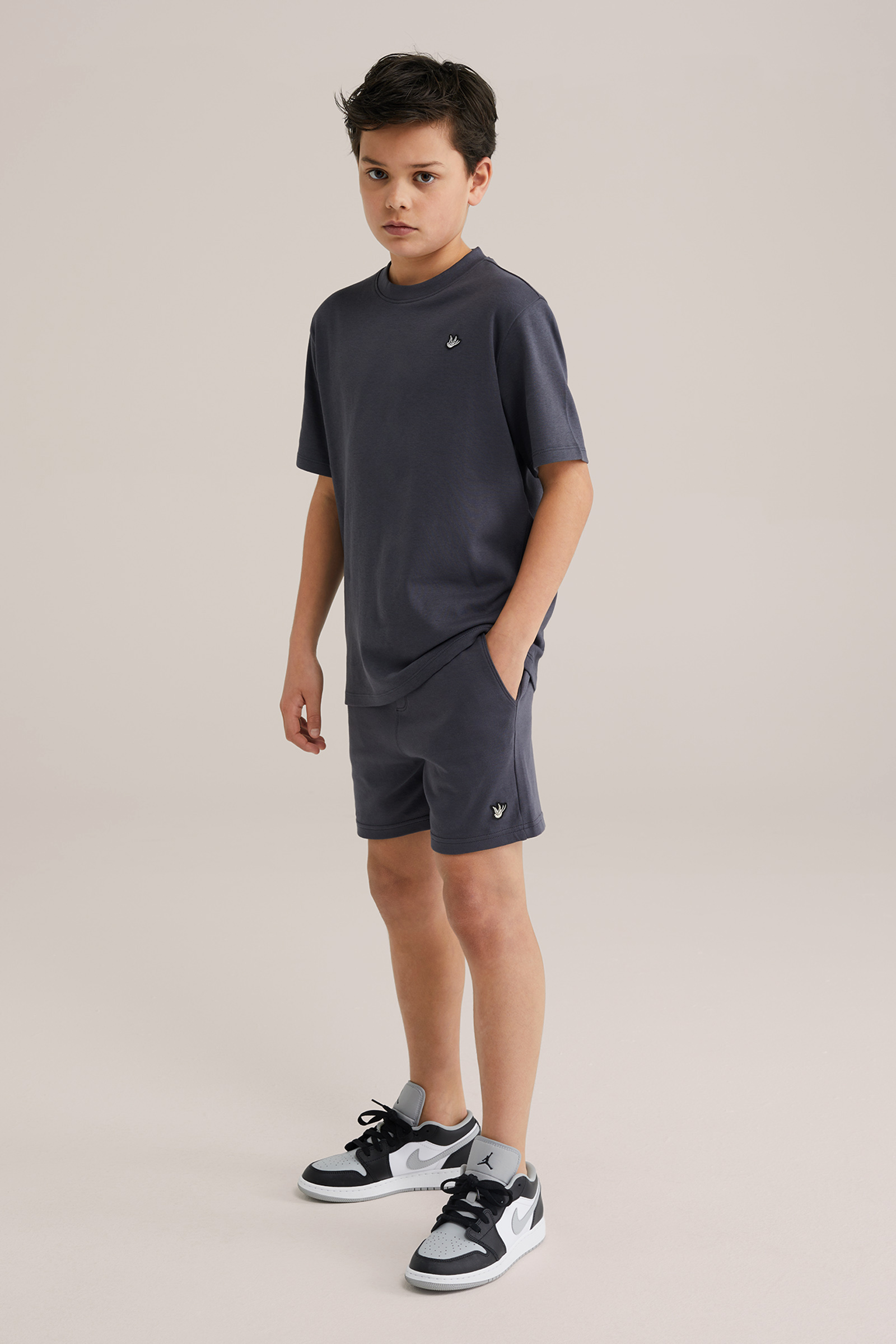 Jongens regular fit sweatshort