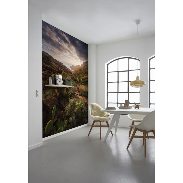 Vliestapete »Warmes Licht«, Breite 200 cm, seidenmatt