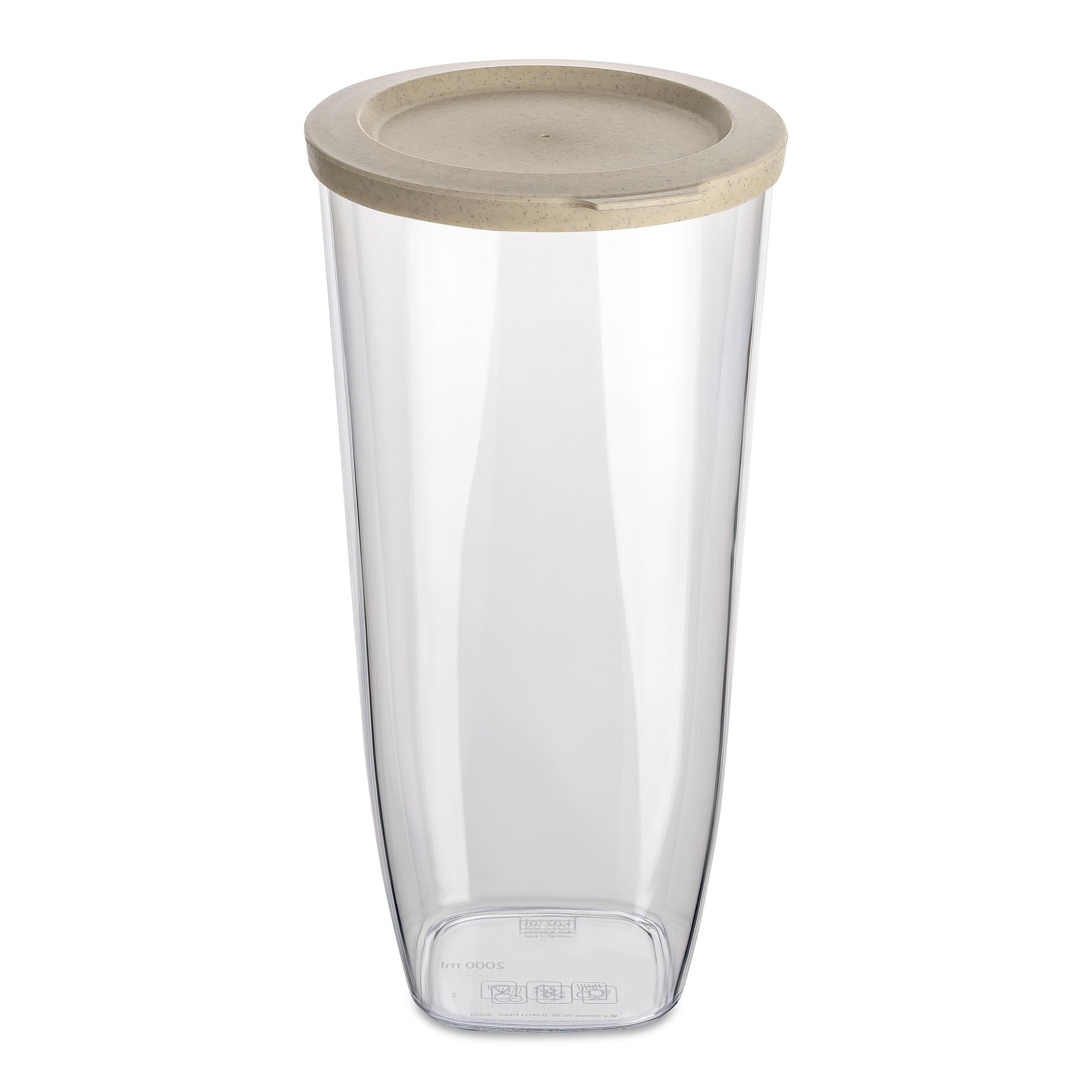 Pojemnik plastikowy na żywność sypką 2000 ml, KOZIOL
