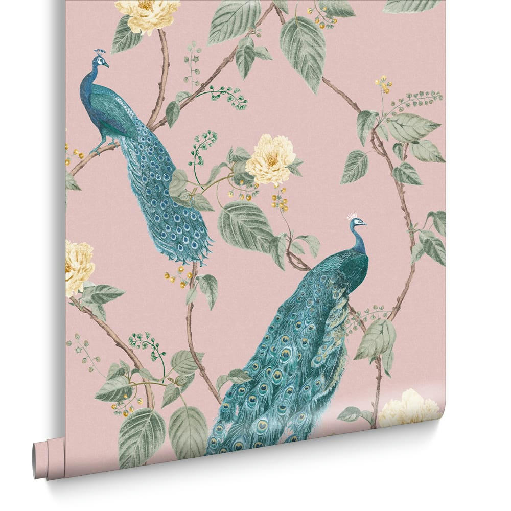 - papier peint resplendence rose 1005x52cm