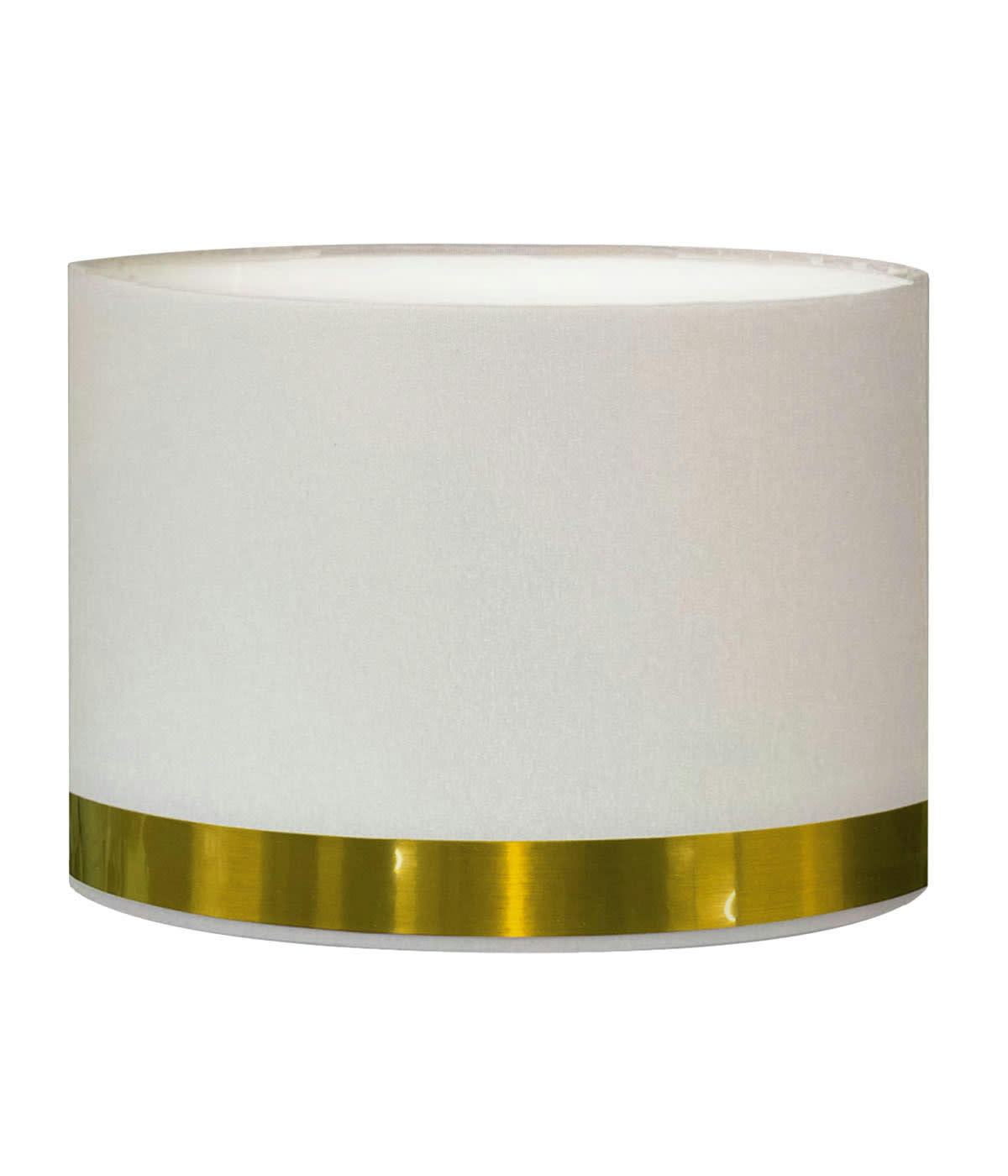 JONC - Abat-jour lampadaire Jonc Blanc  D: 45 x H: 25