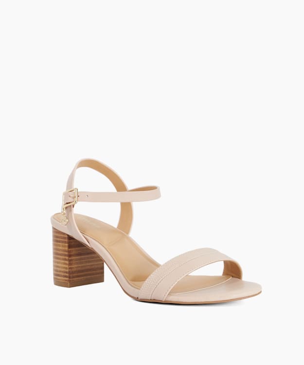 Jaycie Blush - Block Heel Sandals
