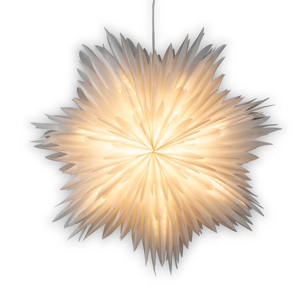 ADVENTSSTJERNE KONSTSMIDE Ø80CM HVIT