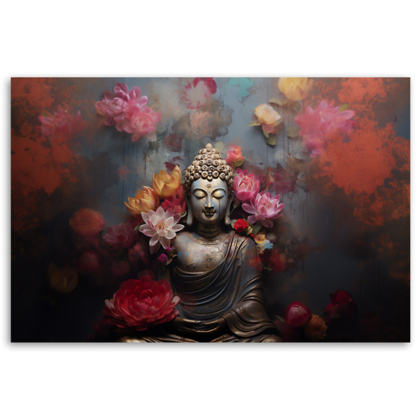 Feeby Fototapeta, Budda Kwiaty Zen Abstrakcja 150x105