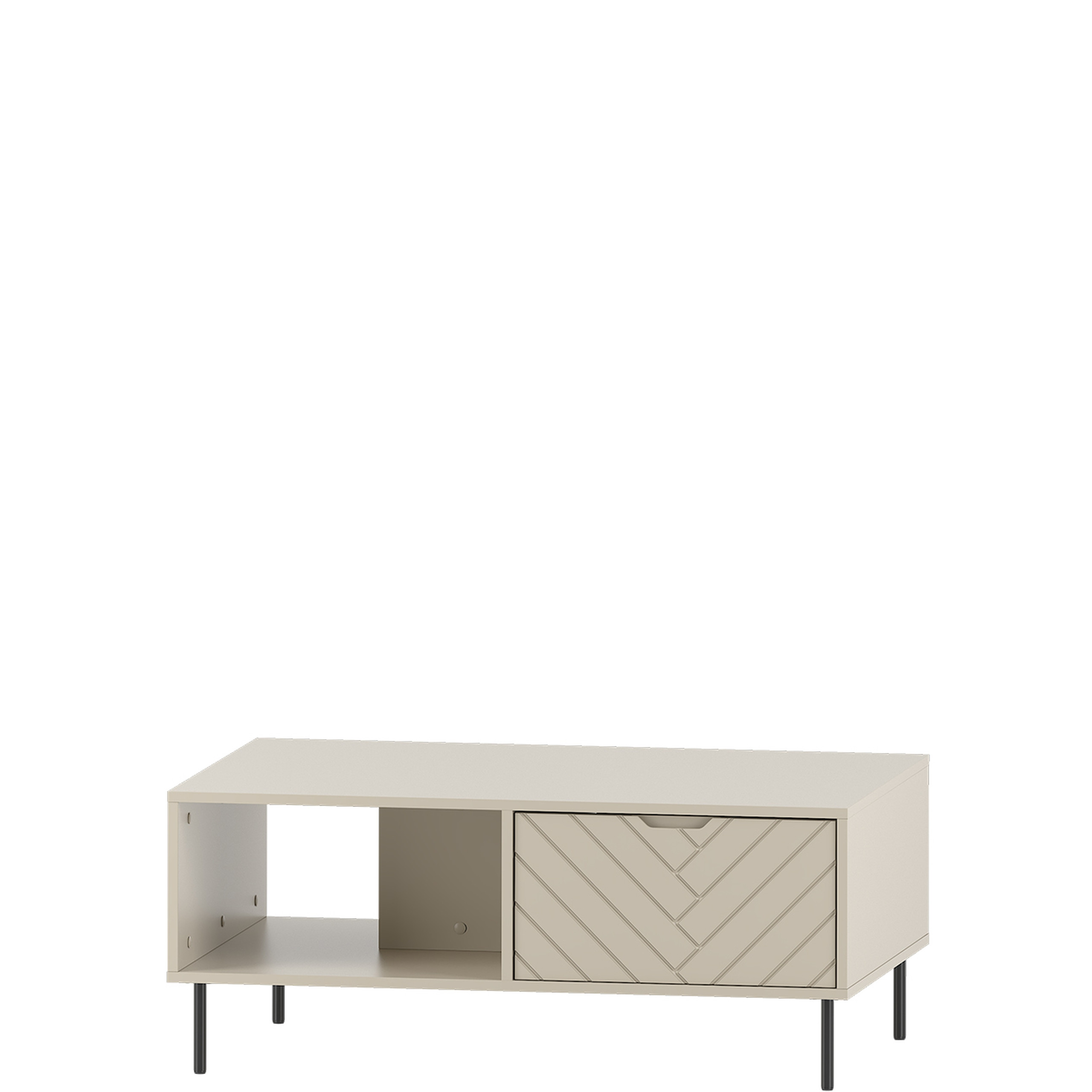 Stolik kawowy do salonu 104 cm MIVIO kaszmir