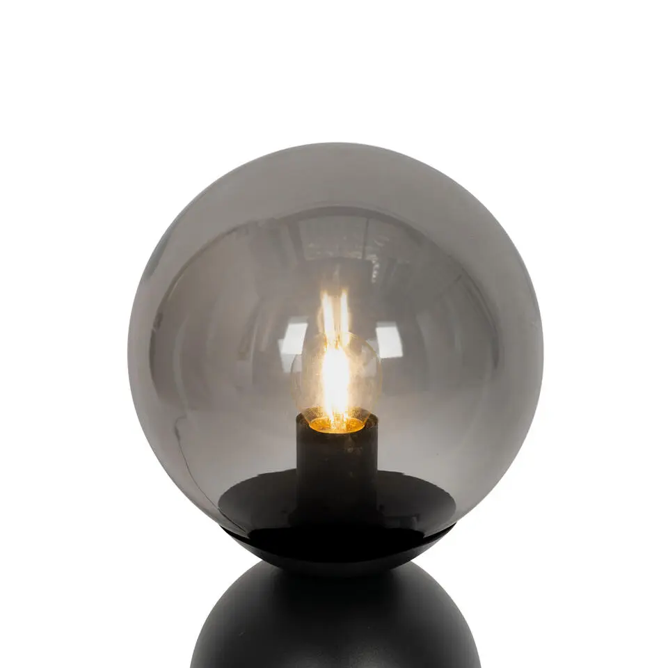 Qazqa up? en downlight lamp pallontrend zwart e27