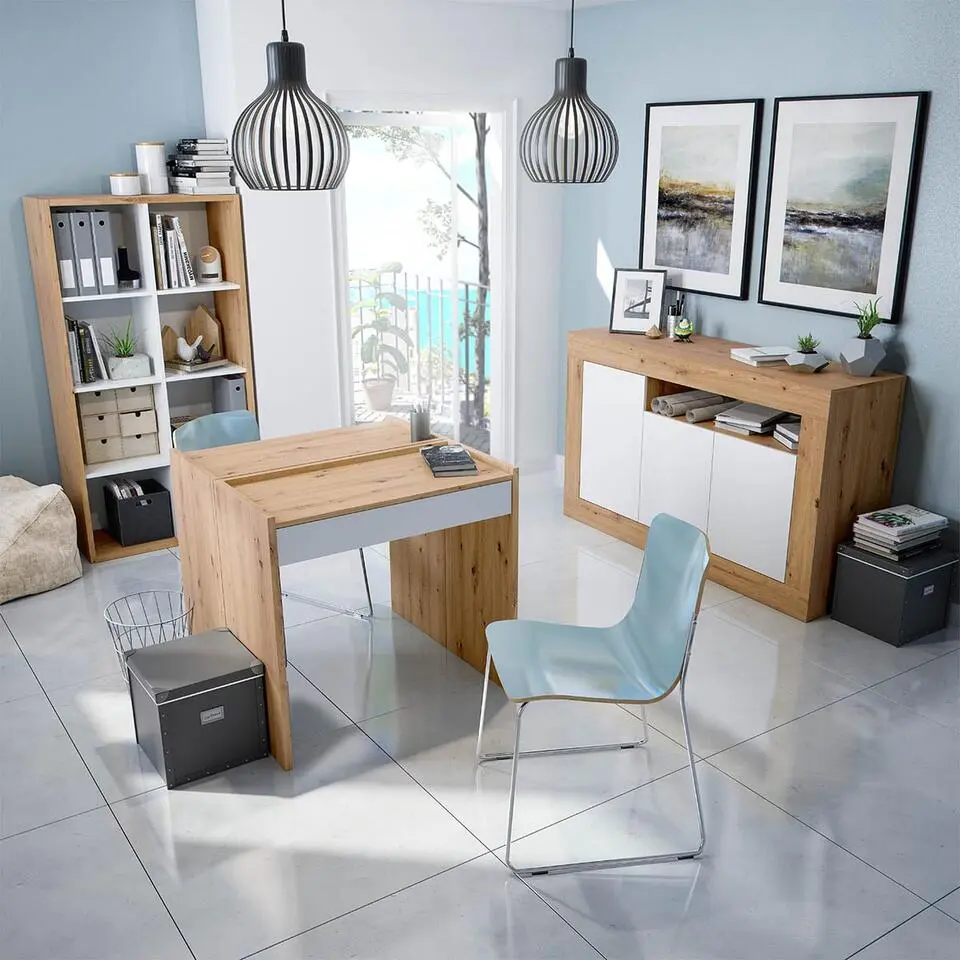 Calicosy - BALTIK Lage buffetkast - Licht hout - 42x144x87 cm