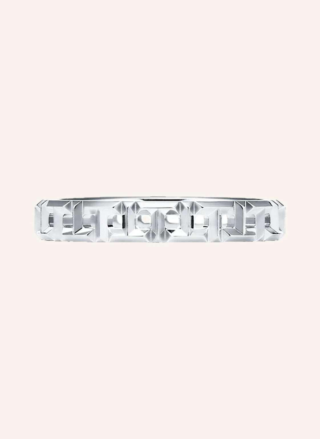 TIFFANY & Co. Ring TIFFANY T TRUE aus 18 Karat Weißgold