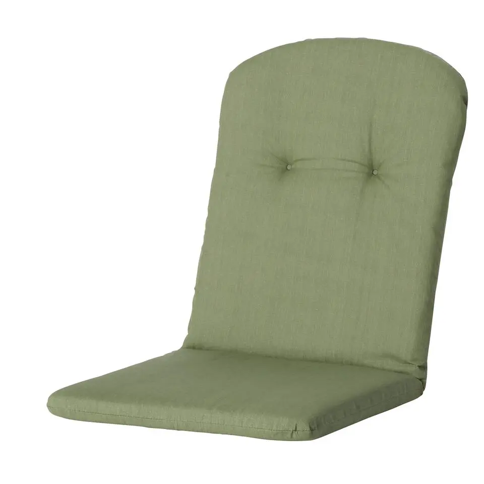 Madison - Kuipstoelkussen Hoge Rug Basic green - Ca. 96x45 cm - Set van 4