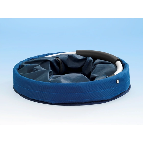 Caddy, Polyester, blau/silberfarben