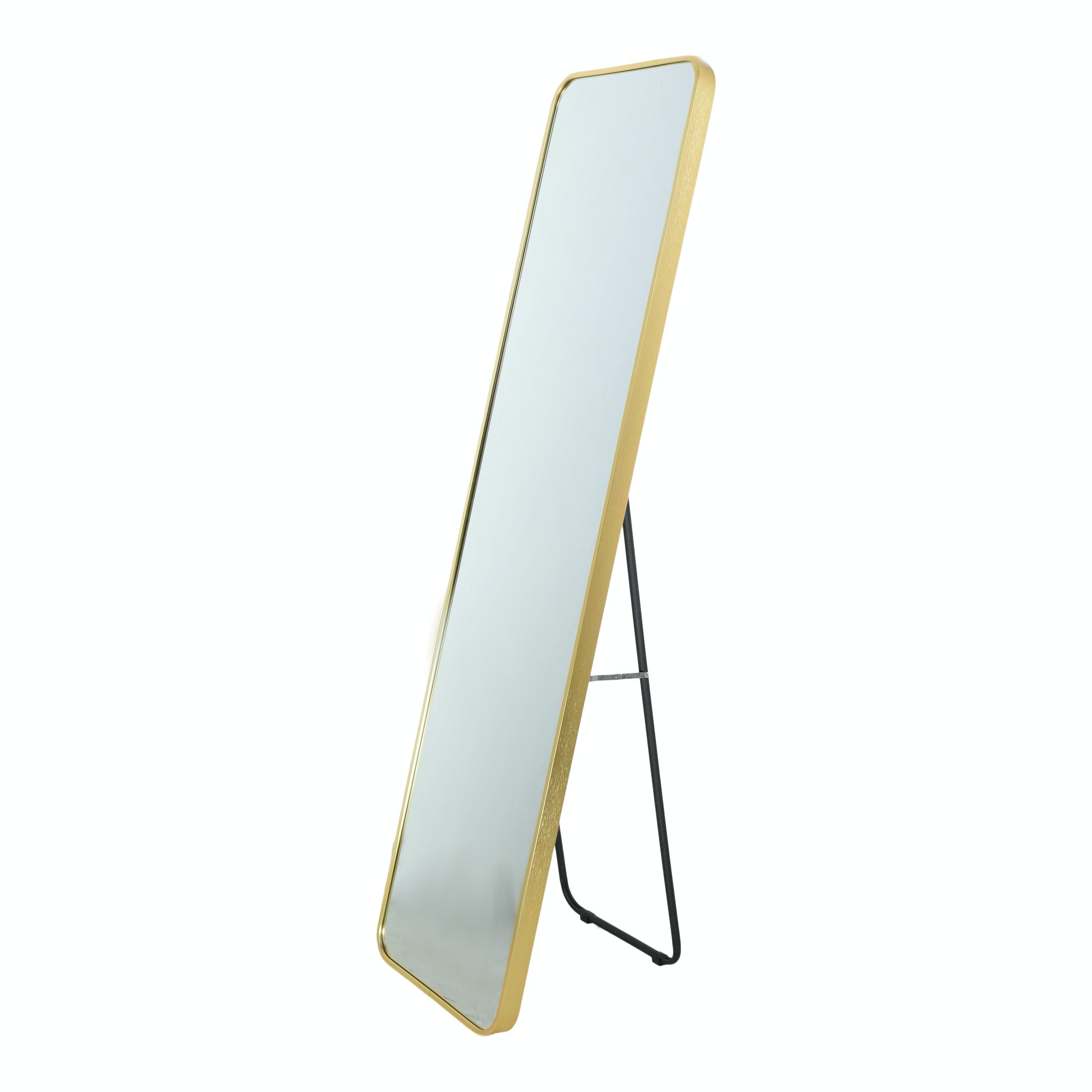 Fragix Alux Passpiegel staand hangend - Goud - Aluminium -150x40