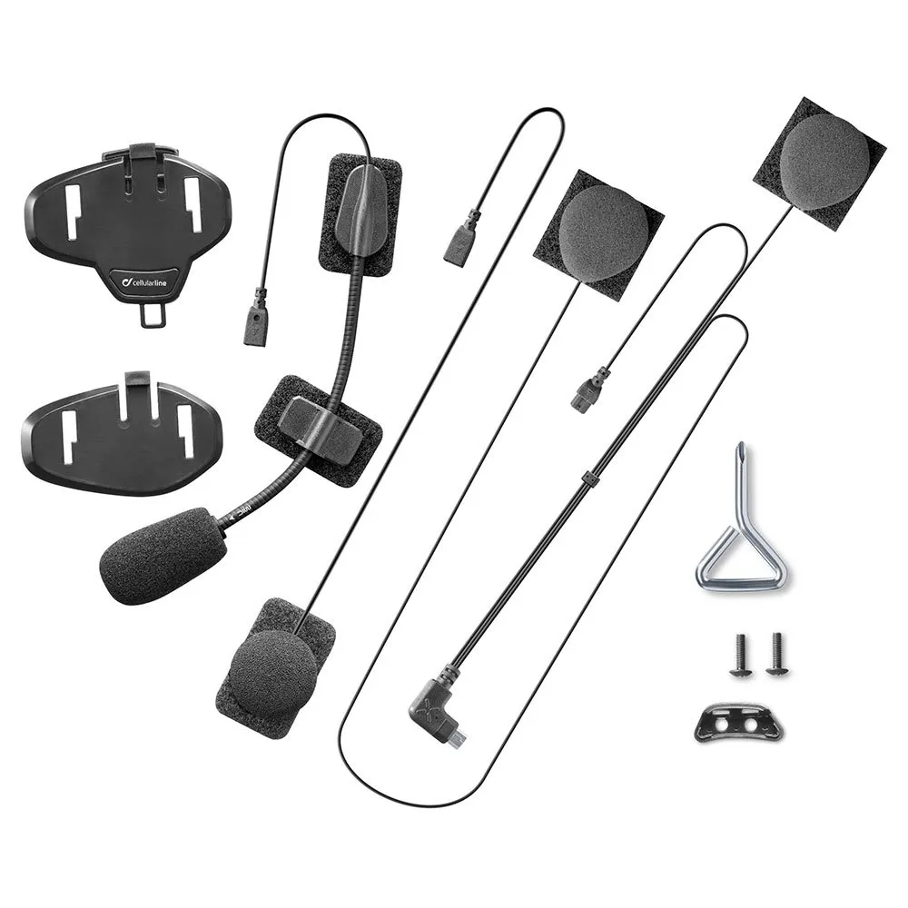 Interphone Cellularline Kit Audio Conector Flat intercom audio kit
