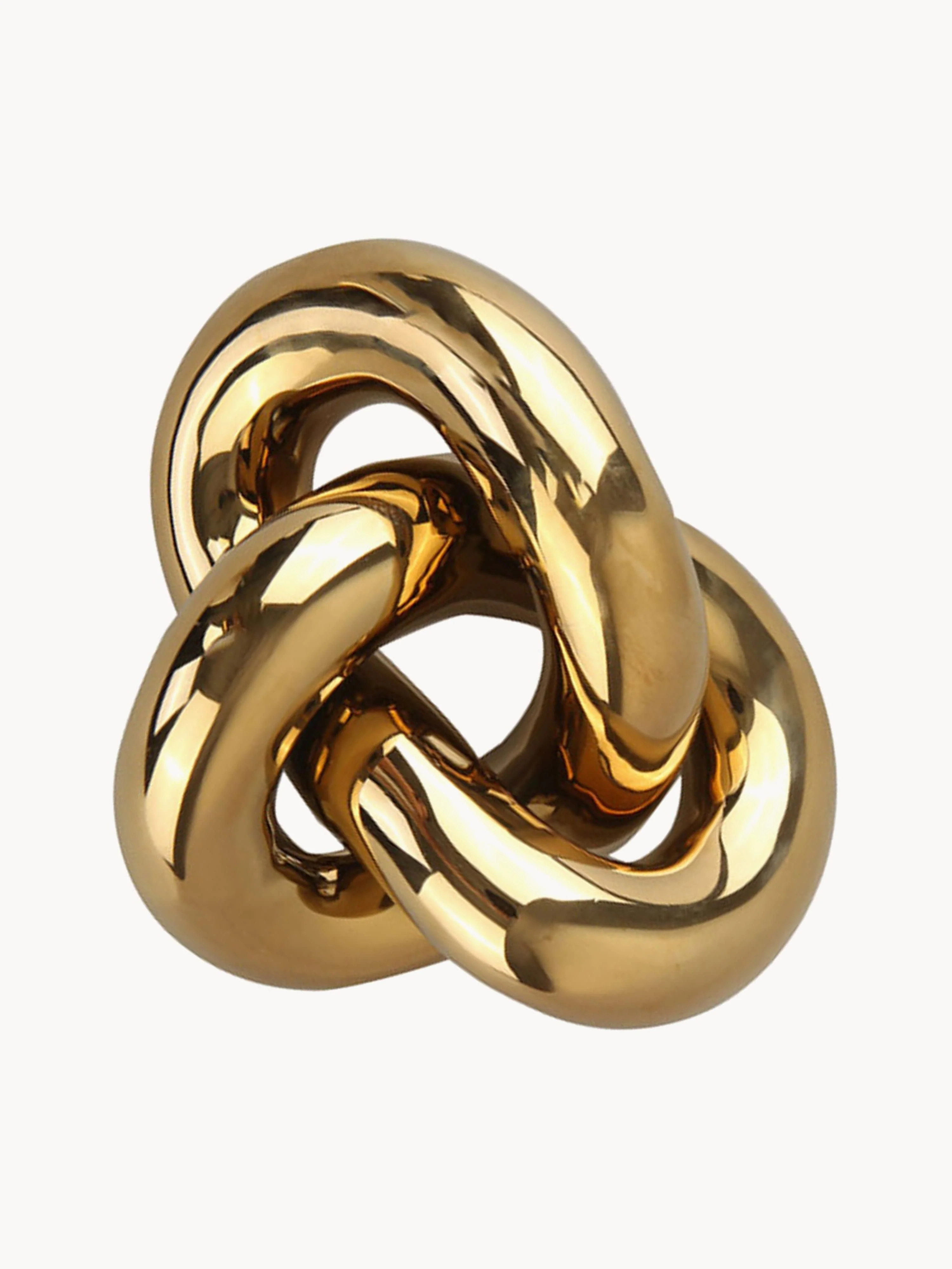 Handgefertigtes Deko-Objekt Knot, H 6 cm
