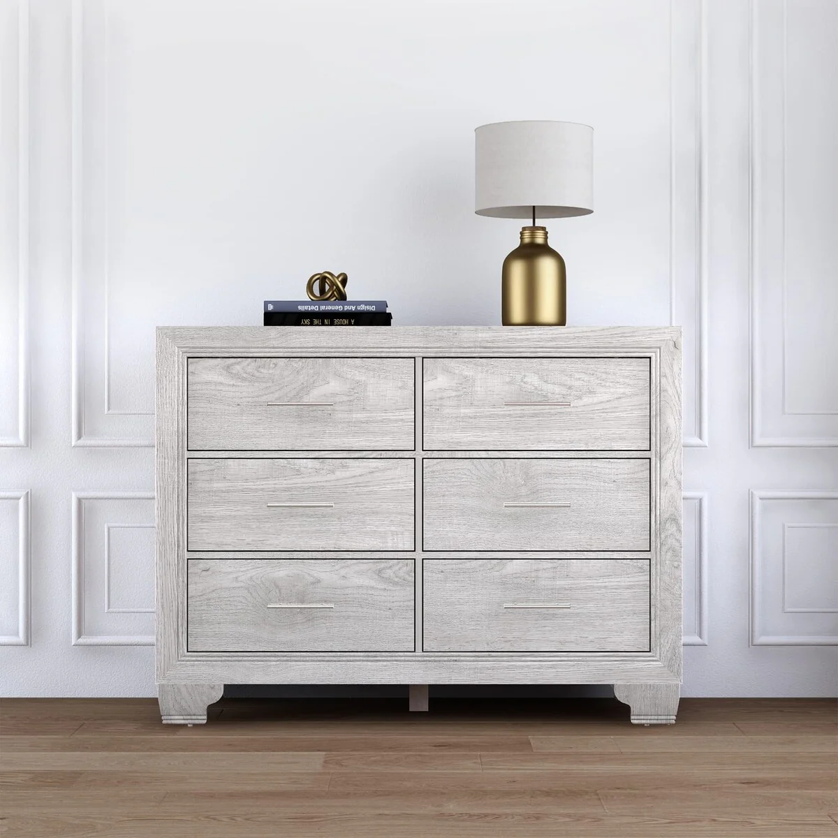 Modern 6 Drawer Dresser