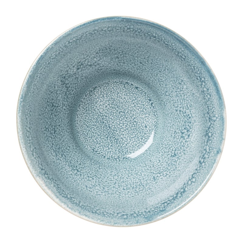 Schaal facet - turquoise - &Oslash;13x7.5 cm