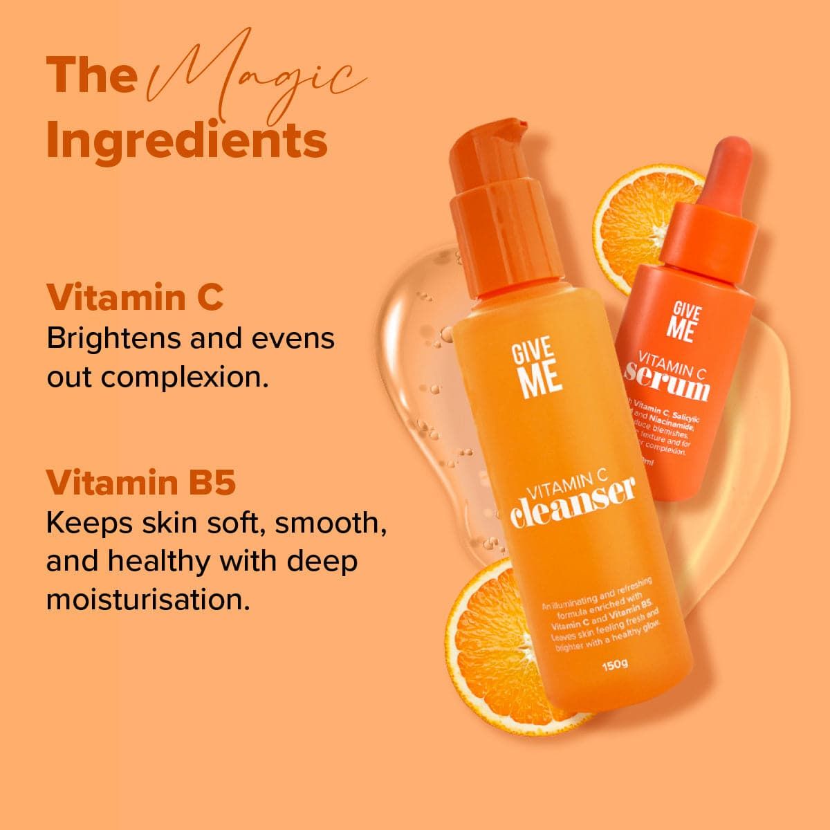 Give Me Face Cleanser & Serum - Vitamin C Illuminating Skin Duo