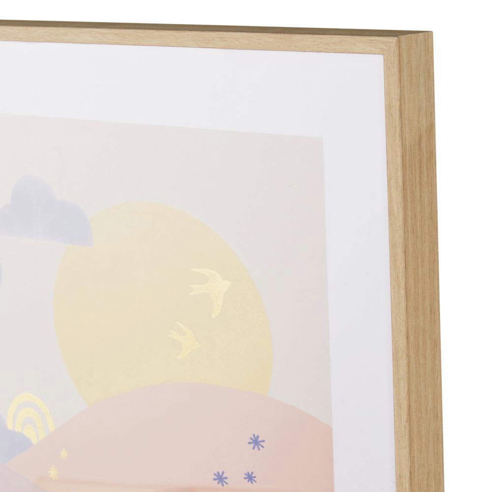 OIA - Tableau paysage multicolore 40x50